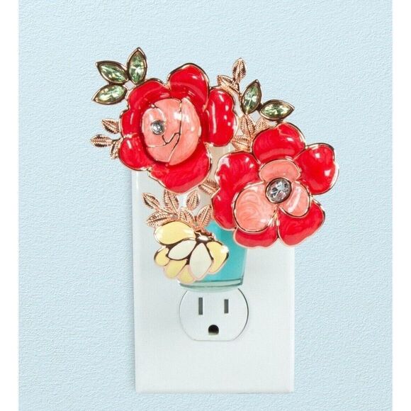 Pioneer Woman Bouquet Fragrance Oil Diffuser Aromatherapy LED Light Floral Gift - Picture 3 of 5